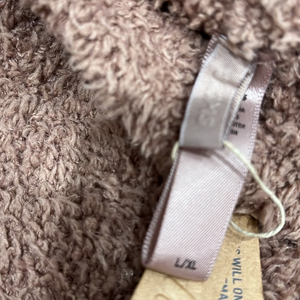 Skims Knit Sherpa Teddy Cozy Jogger Pant in Desert Tan size XL - Picture 11 of 14